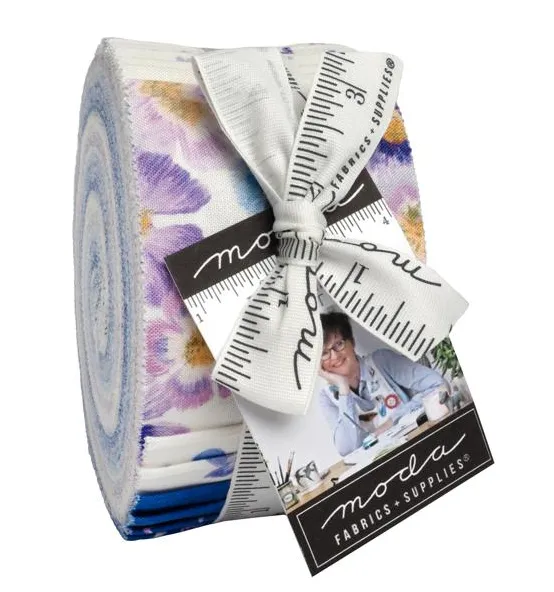 Delphinium 24650JR 2.5" Jelly Roll by Janet Clare Moda