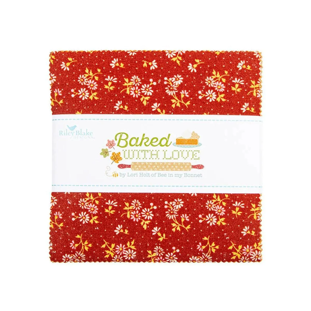 Baked with Love Charm 5"x5" Lori Holt for Riley Blake