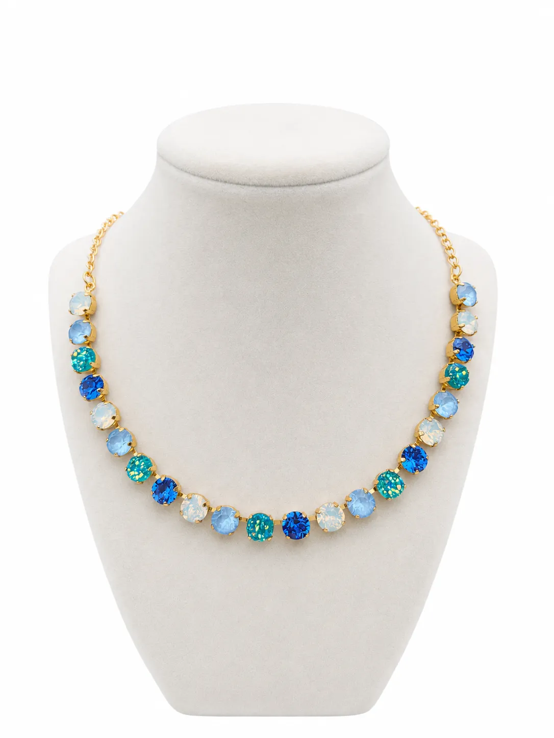 Blue Skies Rhinestone Necklace 