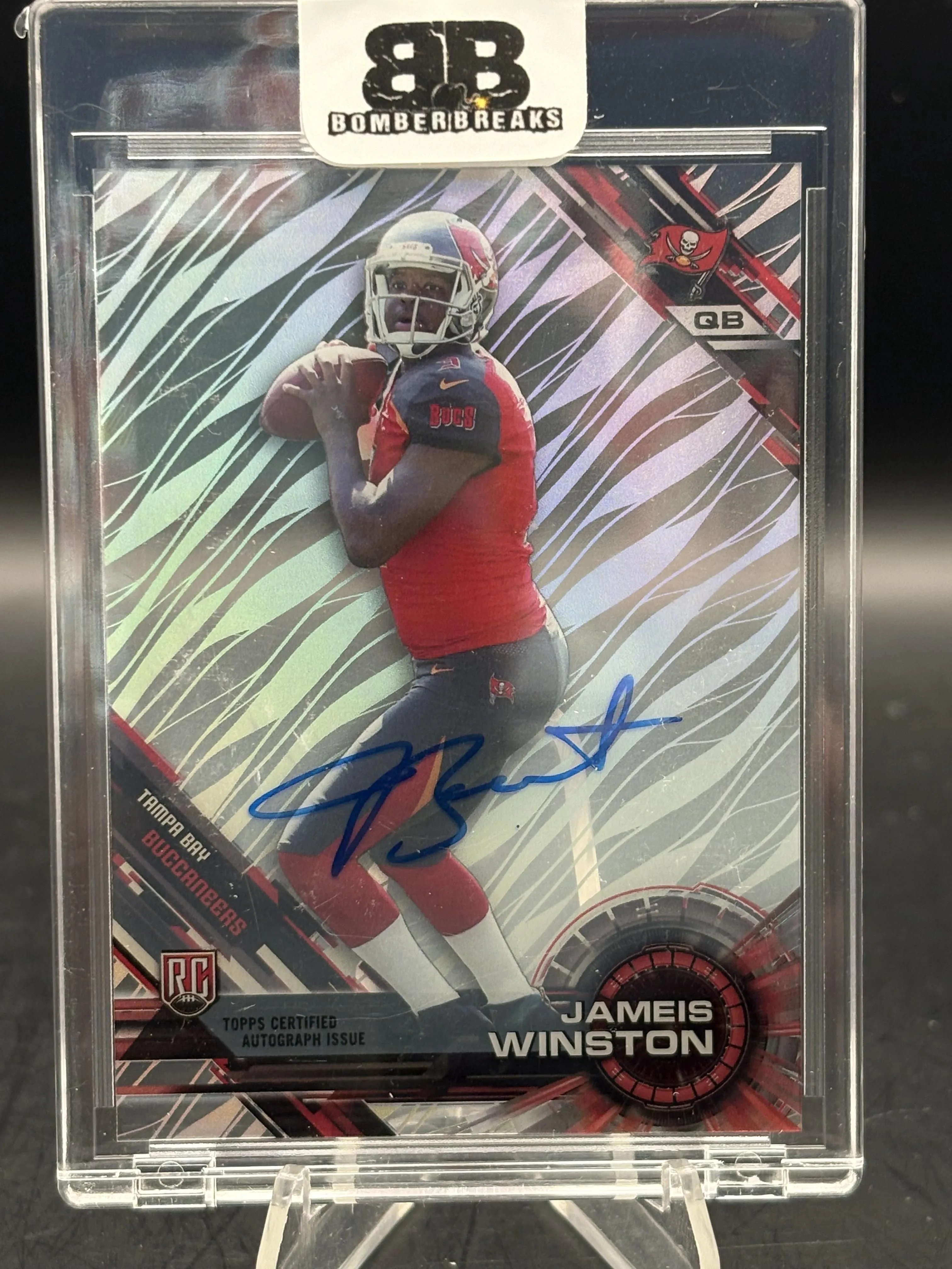 2015 Topps High Tek #7 Jameis Winston Autographs