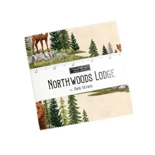 Northwoods Lodge 5" Charm Pack Deb Strain 56190PP Moda