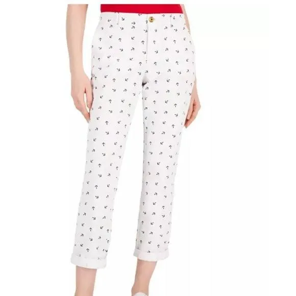 Product image for Tommy Hilfiger  Chino Straight-Leg Pants Size 4
