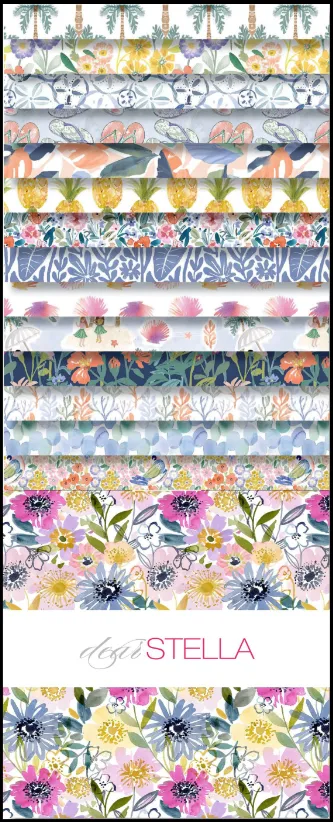 Aloha 10" Layer Cake Caitlin Wallace-Rowland Dear Stella CPSTELLA-SQUARE