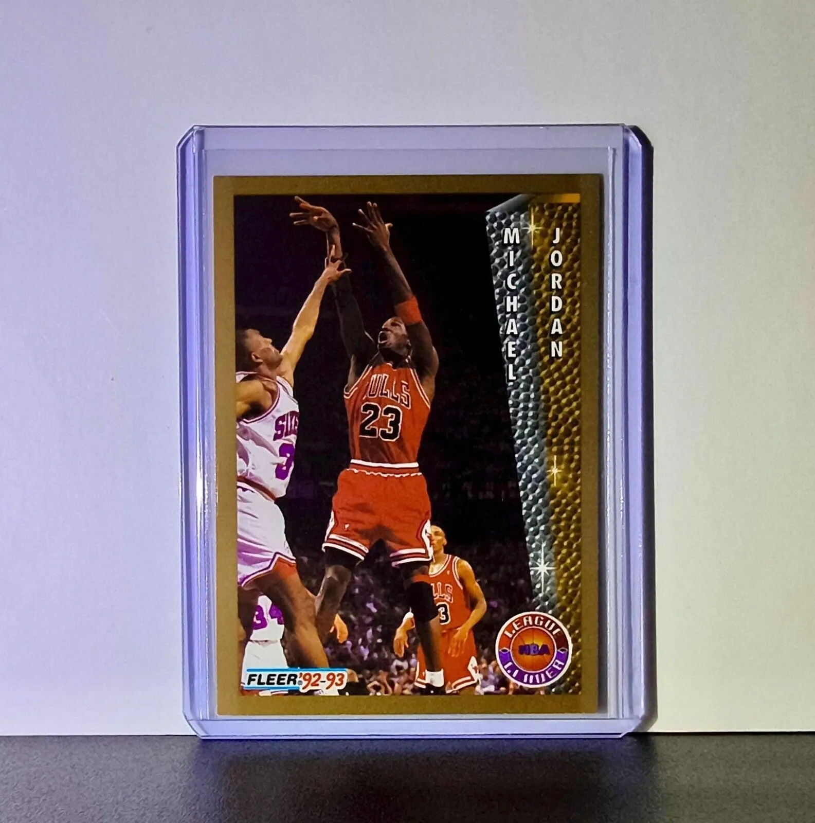 Michael Jordan 1992-93 Fleer League Leader #238 Basketball Card Chicago Bulls