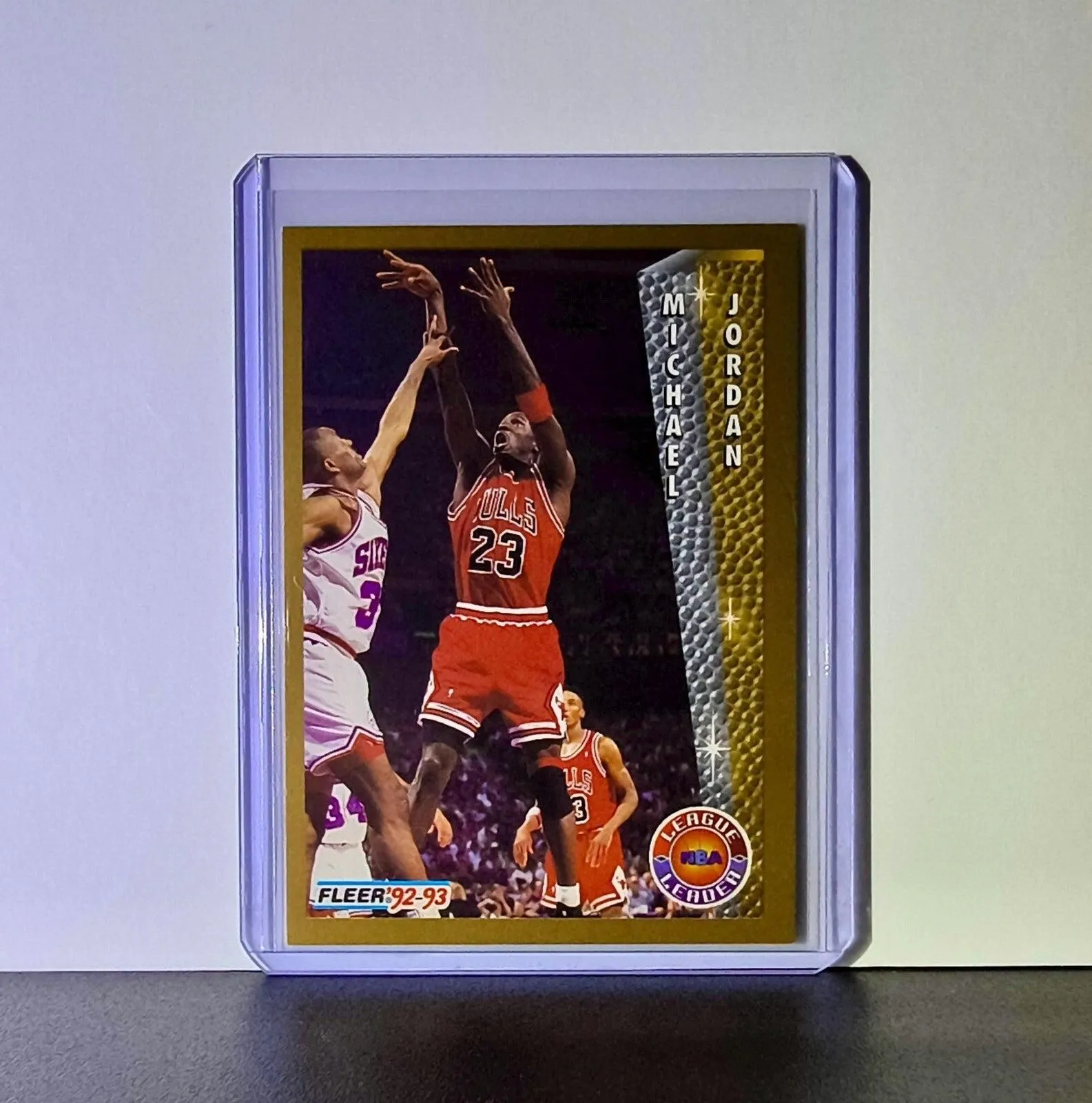 Michael Jordan 1992-93 Fleer League Leader #238 Basketball Card Chicago Bulls
