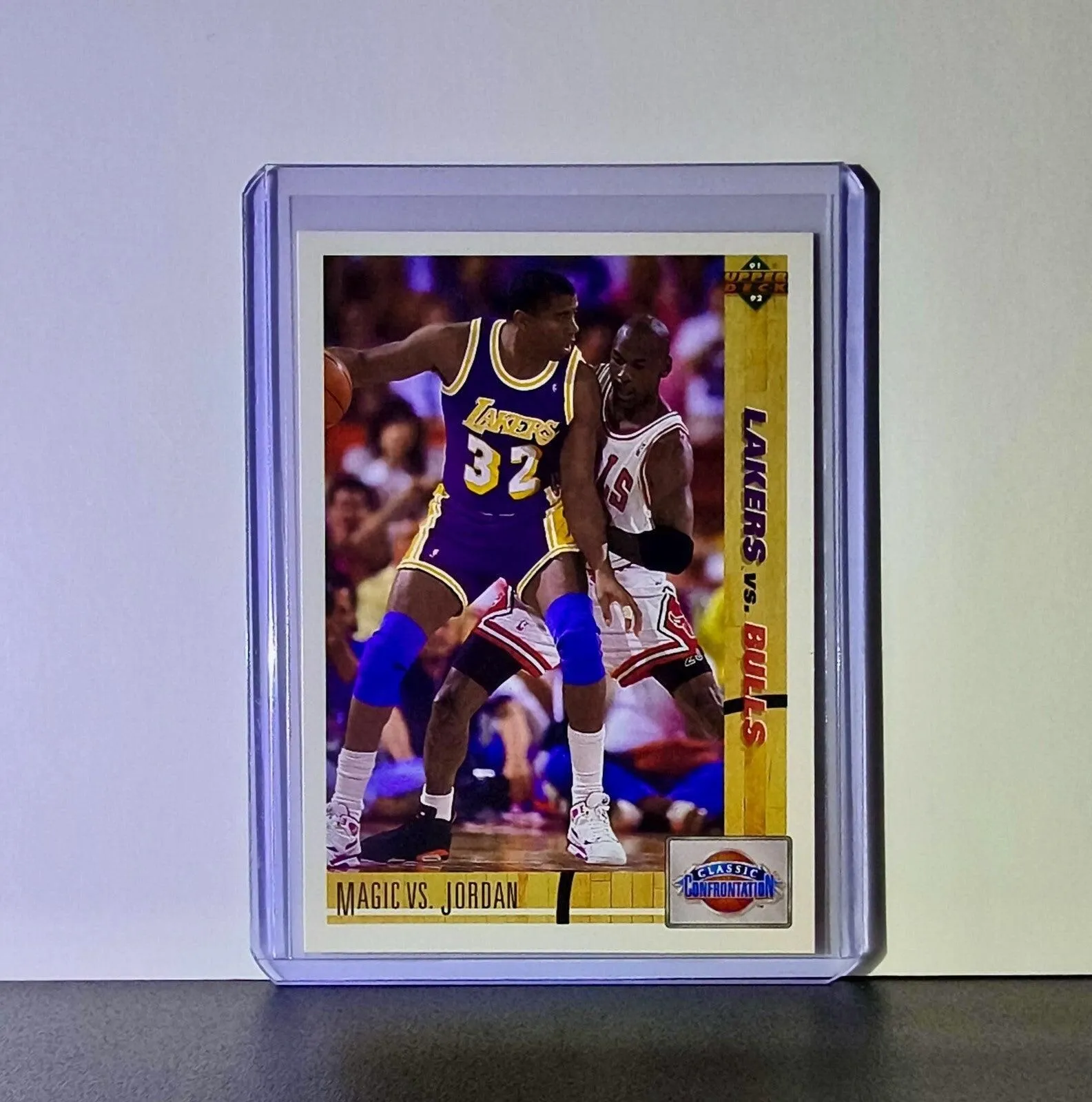 Magic Johnson Michael Jordan 1991-92 Upper Deck #34 Basketball Card Bulls