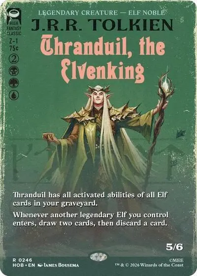 Thranduil, the Elvenking (Borderless) (The Hobbit) Near Mint
