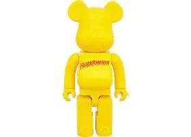 1260481 Bearbrick Hulkamania 400% Yellow