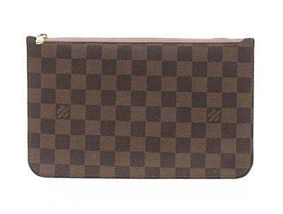 Louis Vuitton Pochette Damier Ebene MM/GM Cerise (Red) Lining