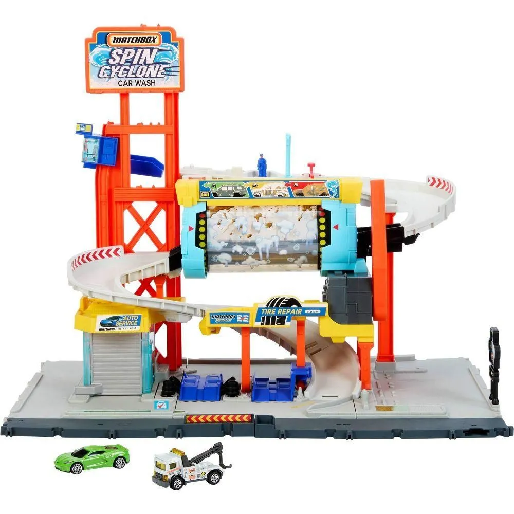 Brand New - Matchbox Super Auto Center Toy Vehicle Playset - 33pk