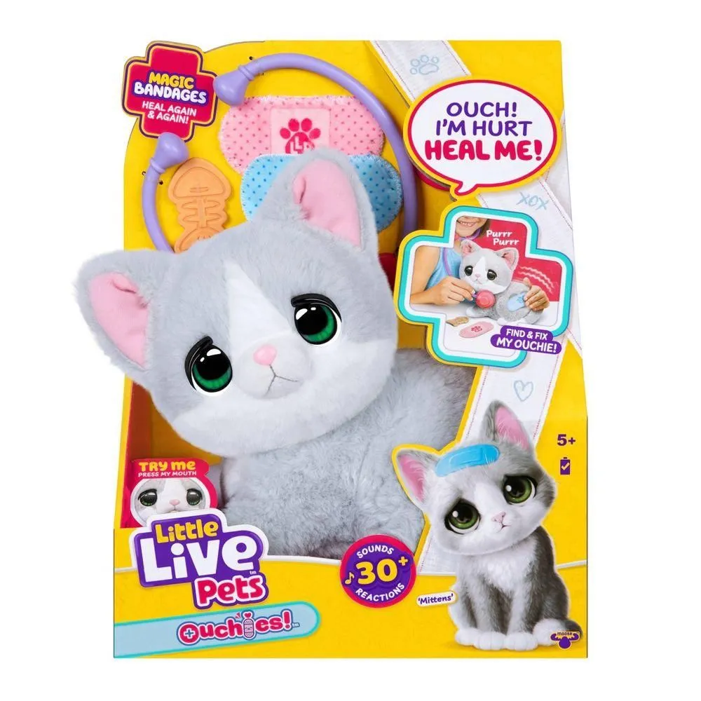 Brand New - Little Live Pets Ouchies Single Kitten