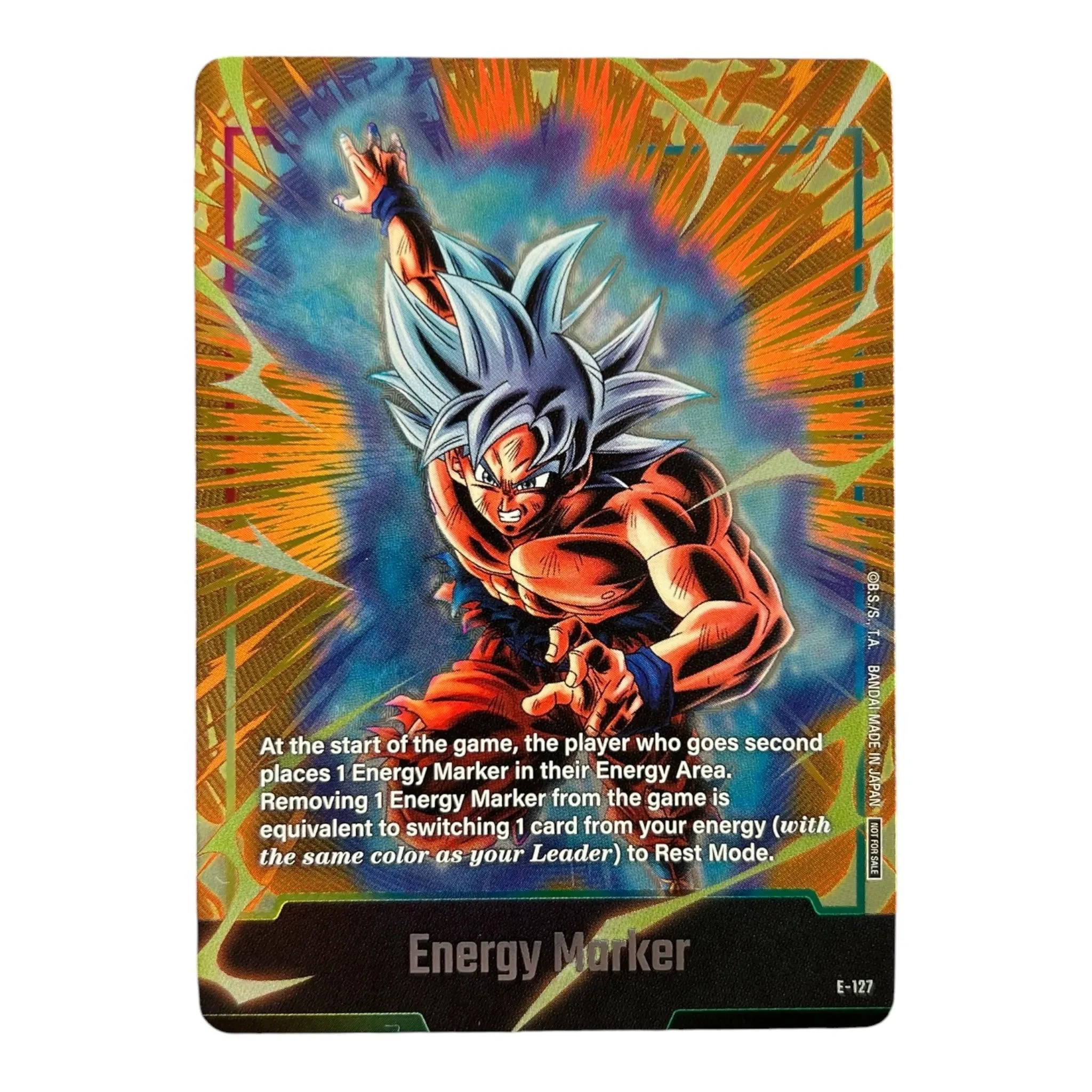 Dragon Ball Super Fusion World Ultra Instinct Goku Energy Marker E-127 (Parallel Foil)