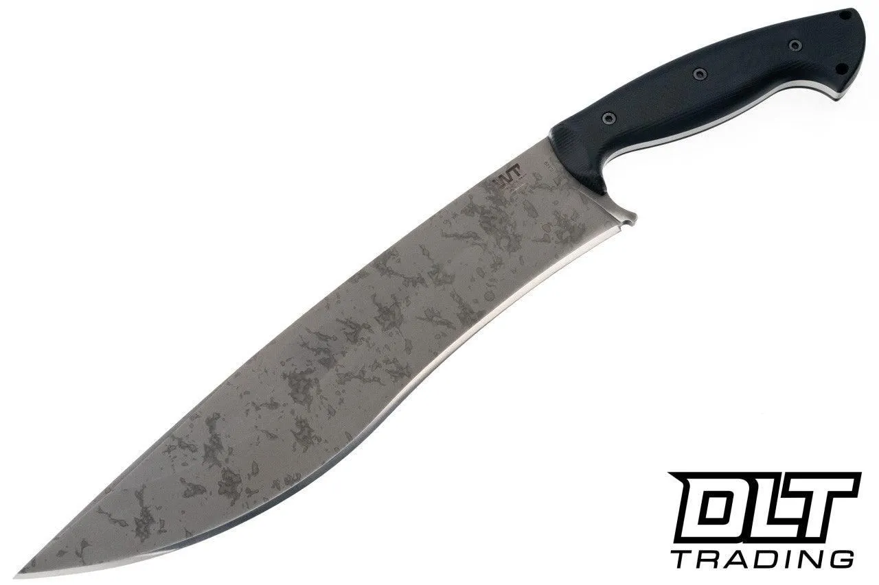 Work Tuff Gear Mad Dog - Hand Rub Apocalypse K329 Blade - Black Smooth G-10 - Black Kydex