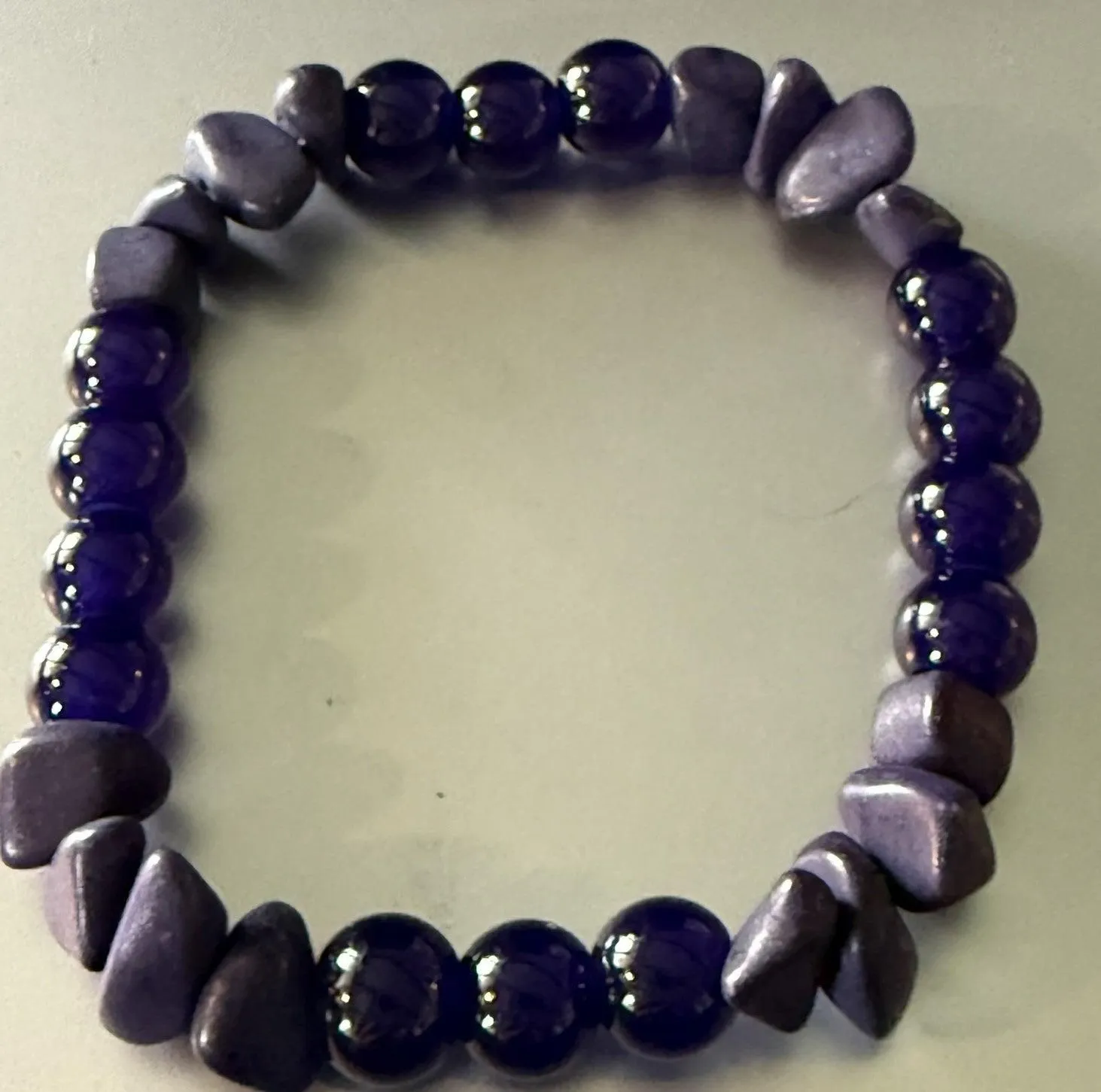 Jewelry-Purple Stone Bracelet