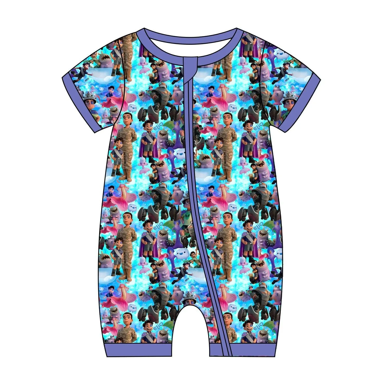 Galactic Besties Bamboo Shorty Zippy