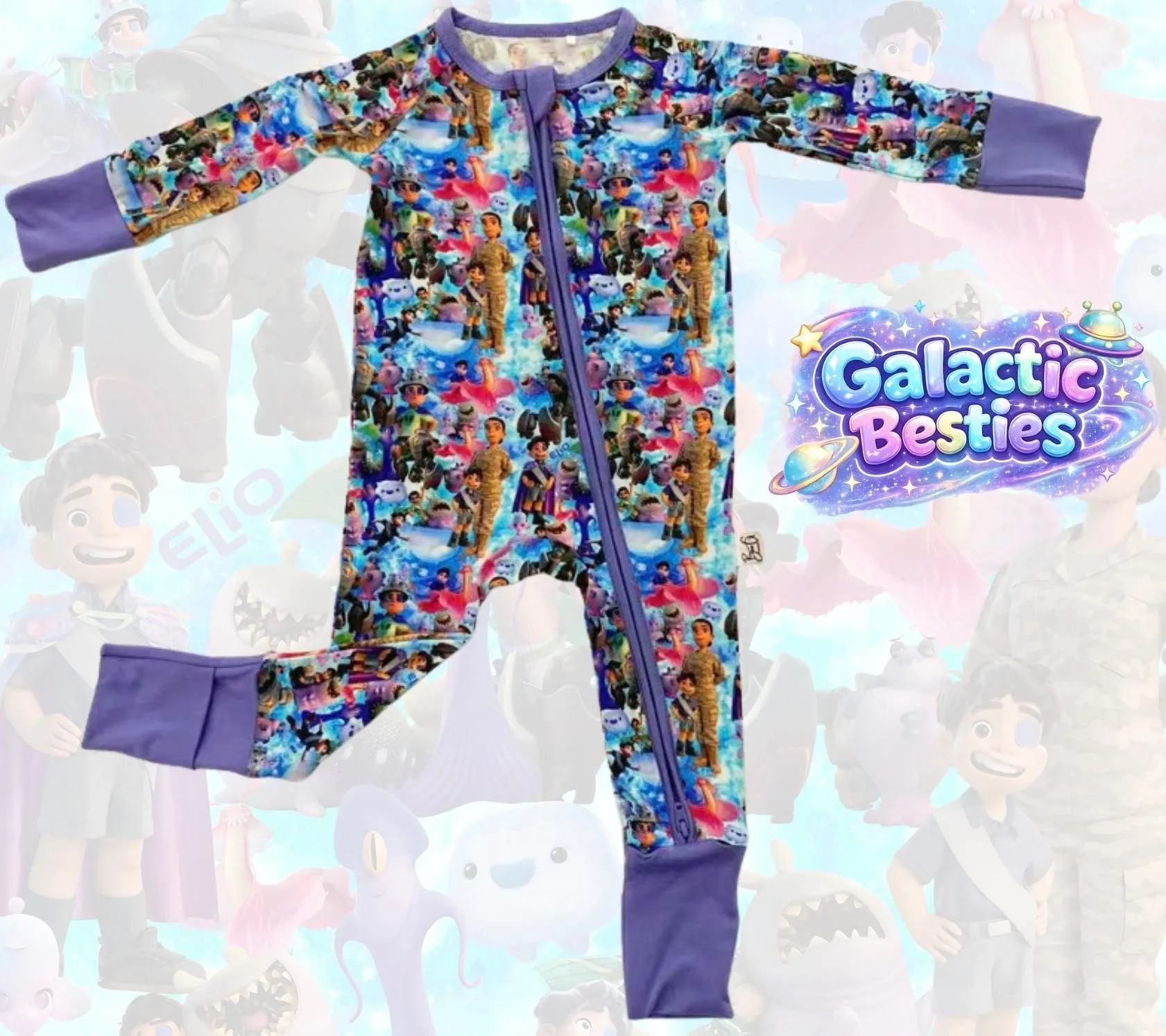 Galactic Besties Convertible Bamboo Zippy
