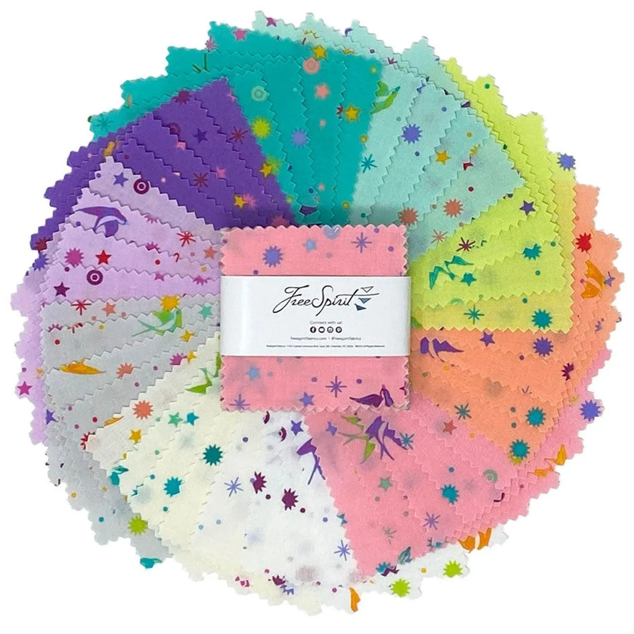 Fairy Dust- 2.5" Charm Pack: 42 Pc
