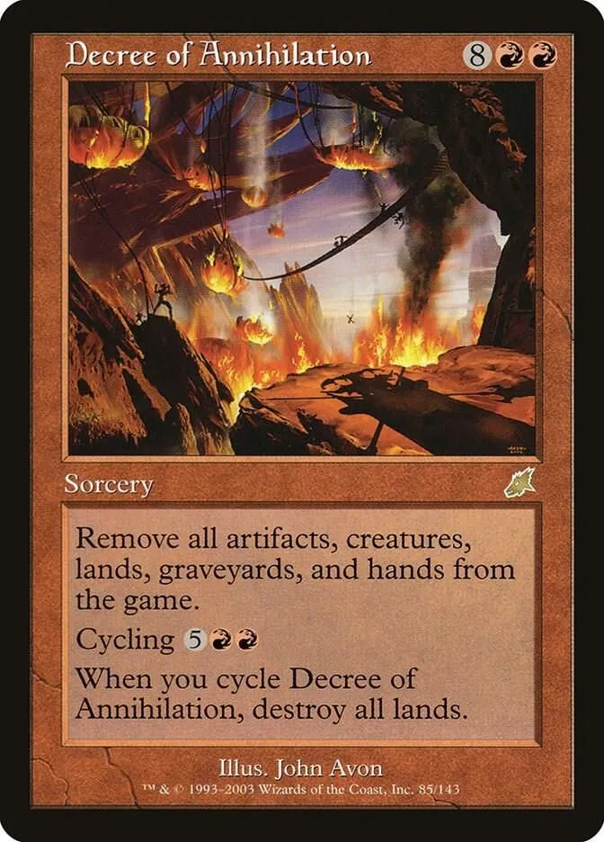 LIST, SCG,Decree of Annihilation, Standard, 85, R, Near Mint, Normal, EN
