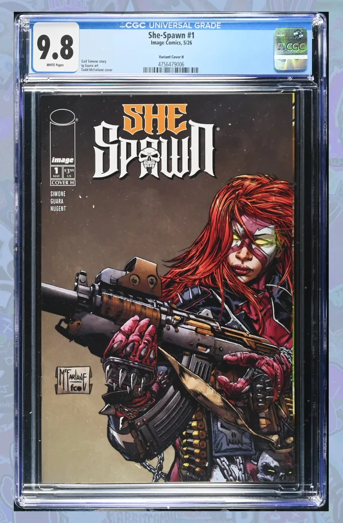 She Spawn #1 (Of 5) 1:50 Ratio Todd McFarlane Variant | CGC 9.8
