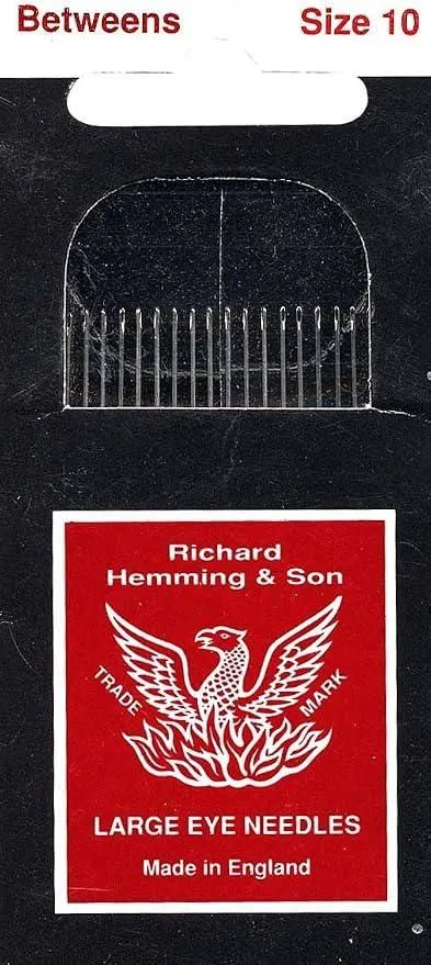 Richard Hemming & Son Large Eye Needles Betweens Size 10