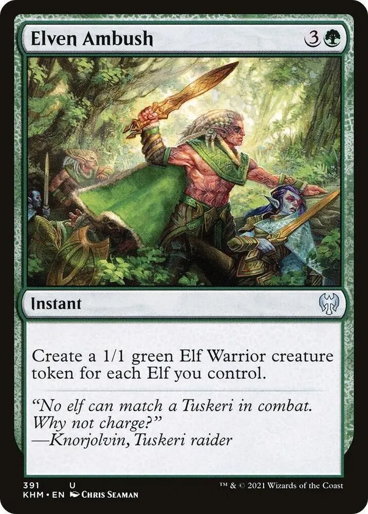 KHM, Elven Ambush, Standard, 391, U, Near Mint, Normal, EN