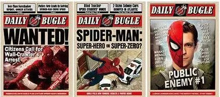 Spider-Man 3D Print Daily Bugle Newspaper