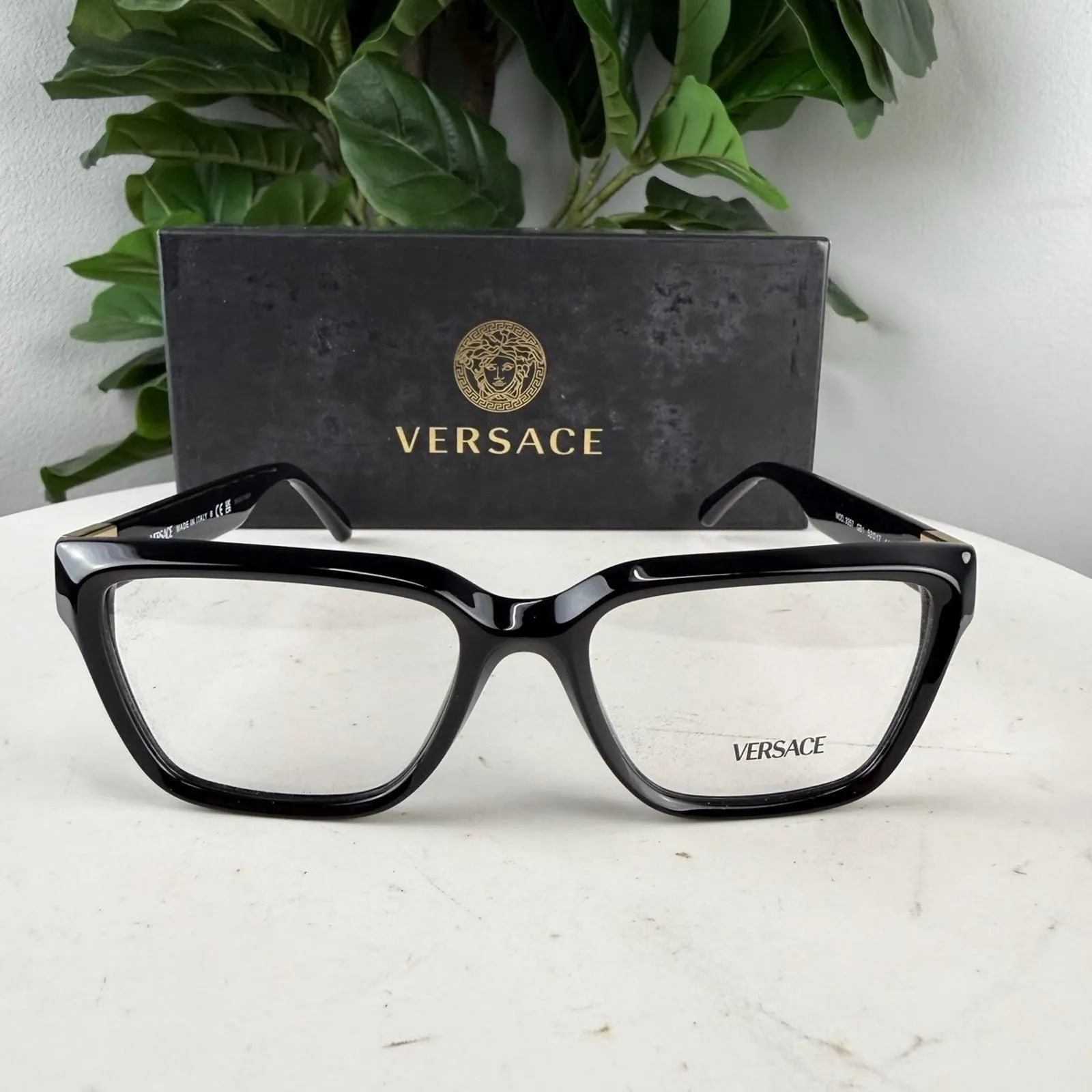 Authentic Versace Optical Eyeglass Frames with Demo Lenses