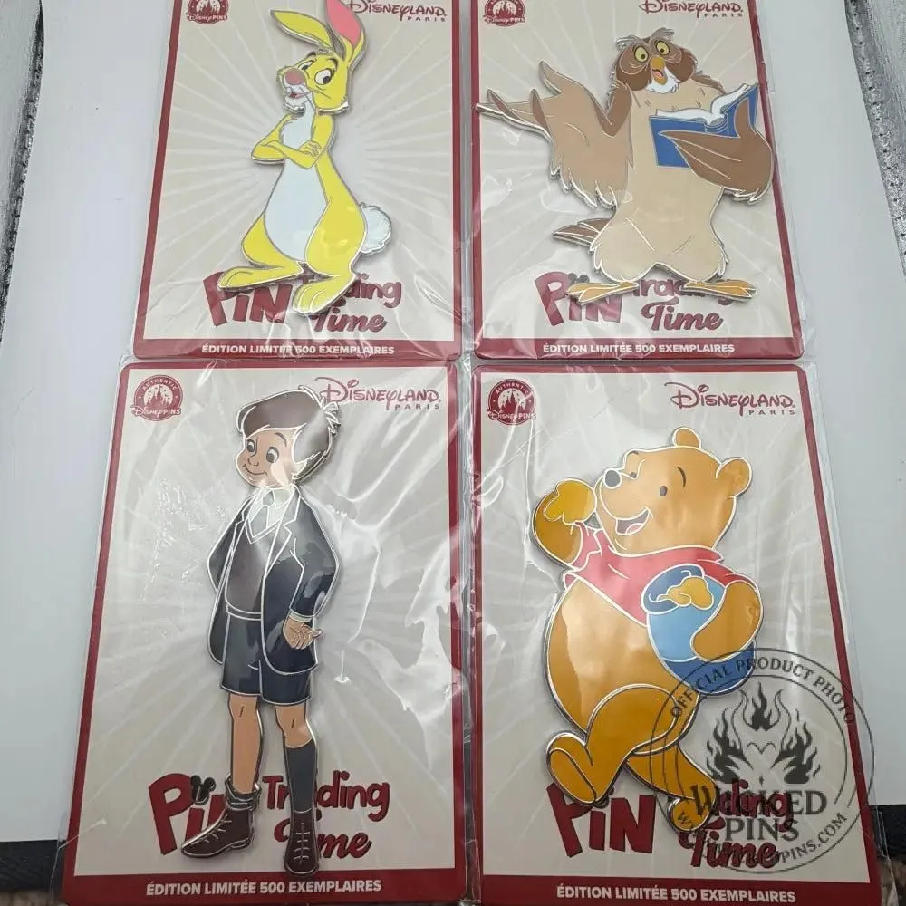 Disneyland Paris DLP Winnie The Pooh PTT Full Set LE500