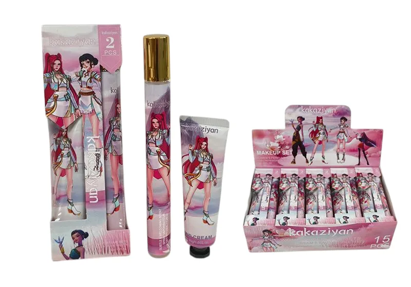 2in1 perfume hand cream set display