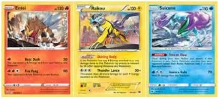 Pokemon 3D Print Entei, Suicune, Raikou
