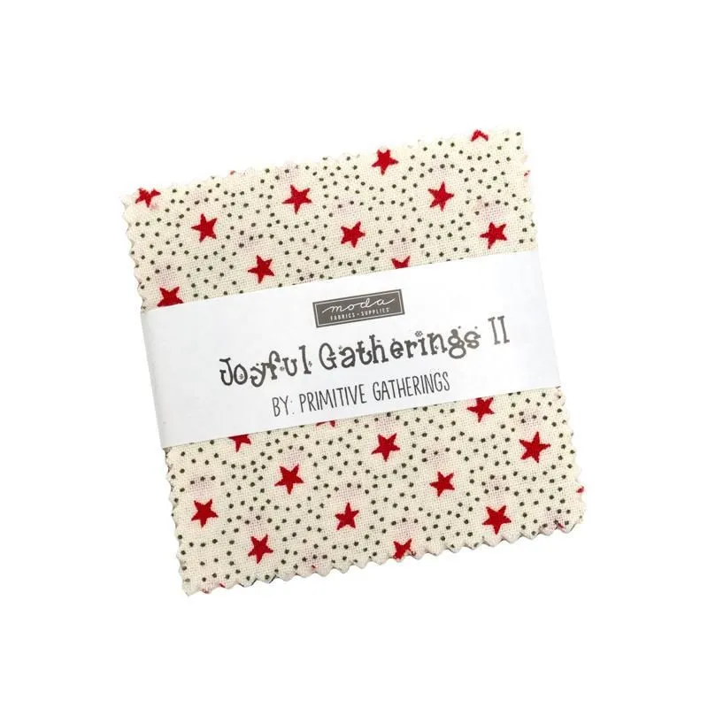 Joyful Gatherings II 2.5" Mini Charm Primitive Gatherings 49330MC Moda