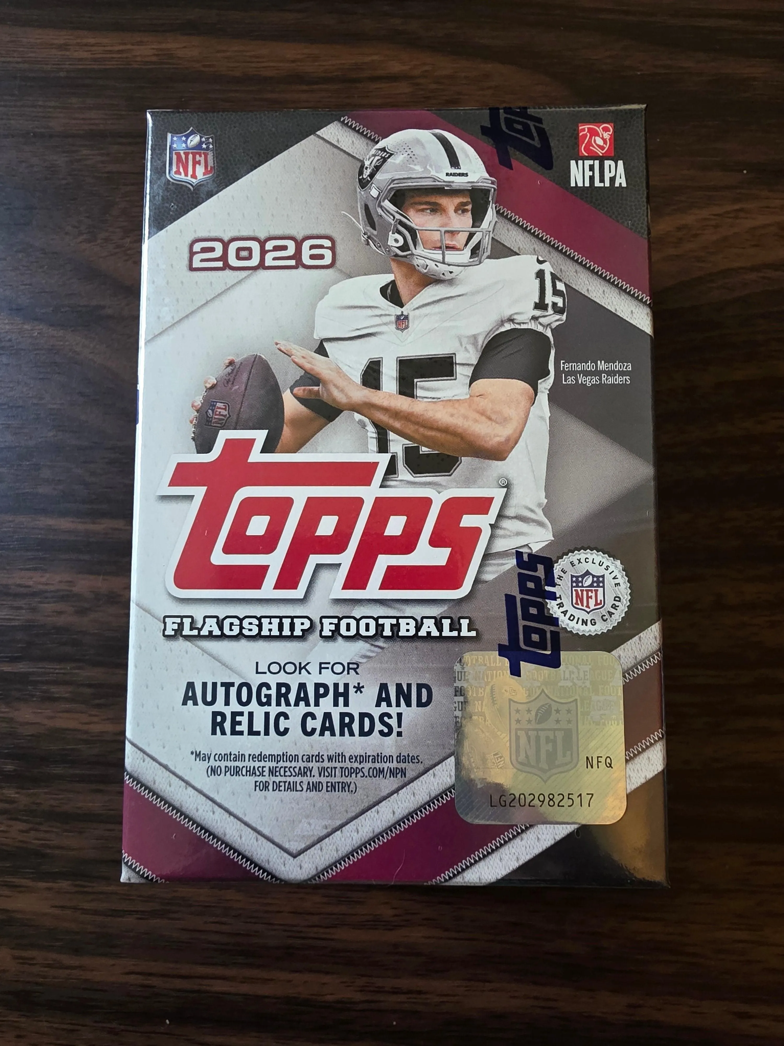 SINGLE PACK - 2026 Topps Flagship Football trading cards