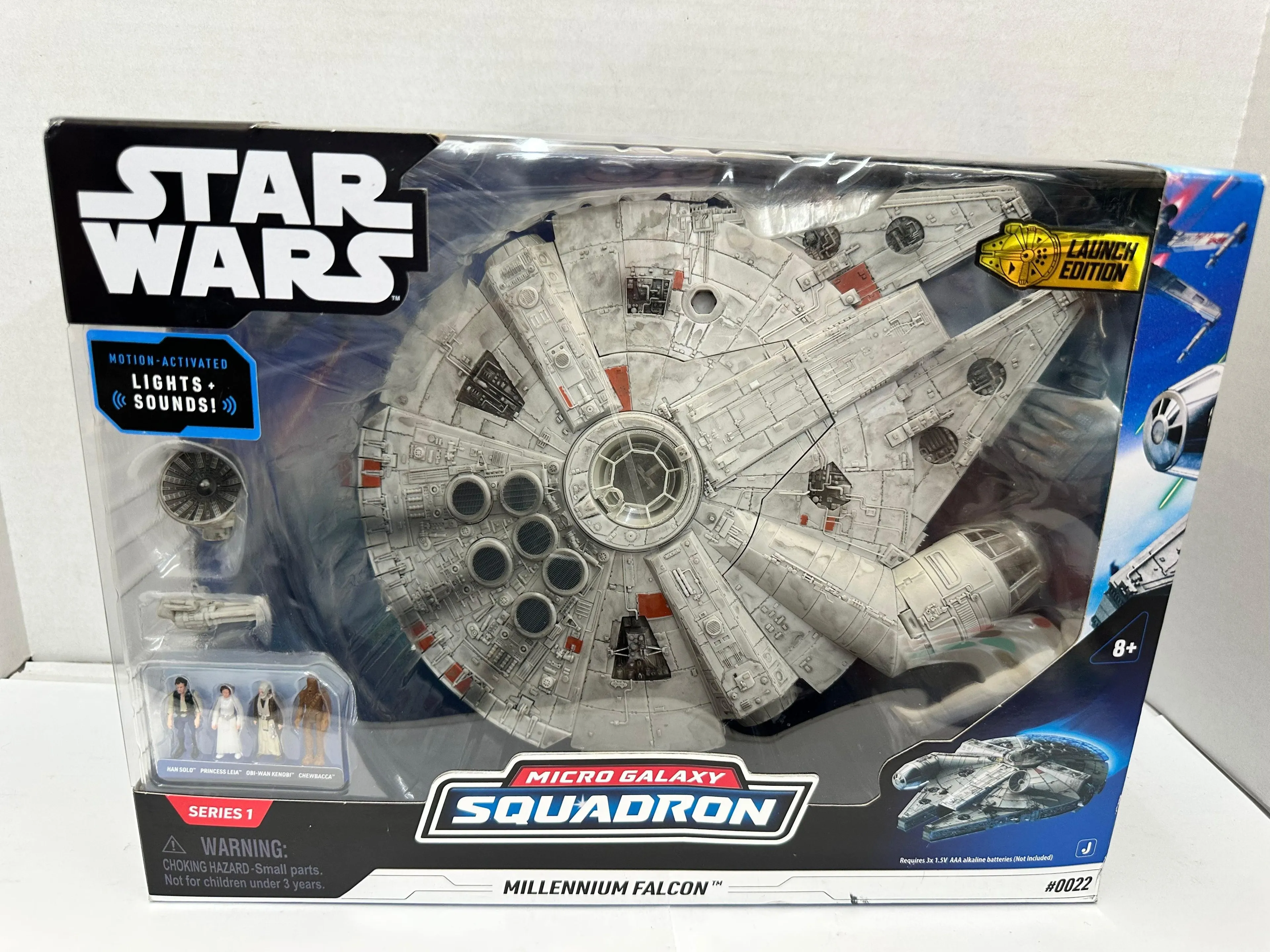 Star Wars Millennium Falcon Micro Galaxy Squadron Launch Edition Disney