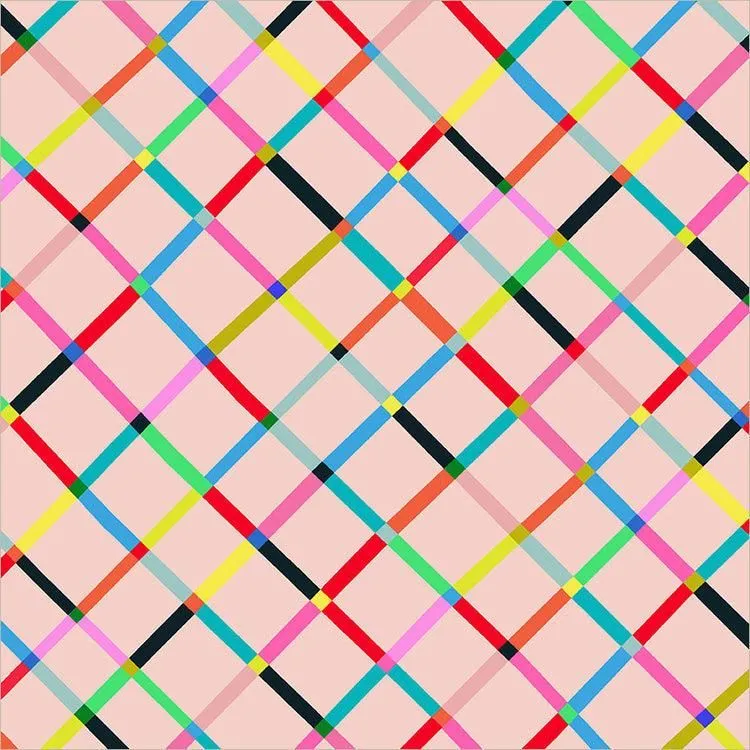 Crossing - Blush, Happy Place by Annabel Wrigley for Windham Fabrics