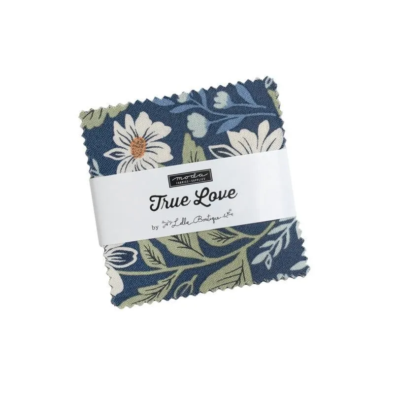 True Love 2.5" Mini Charm Lella Boutique 5260MC Moda