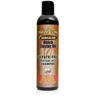 Jamaican Mango & Lime Sulfate Free Black Castor Oil Moisture Rich Shampoo 8oz