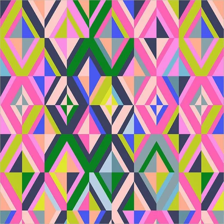 Diamonds- Bejeweled, Happy Place by Annabel Wrigley for Windham Fabrics