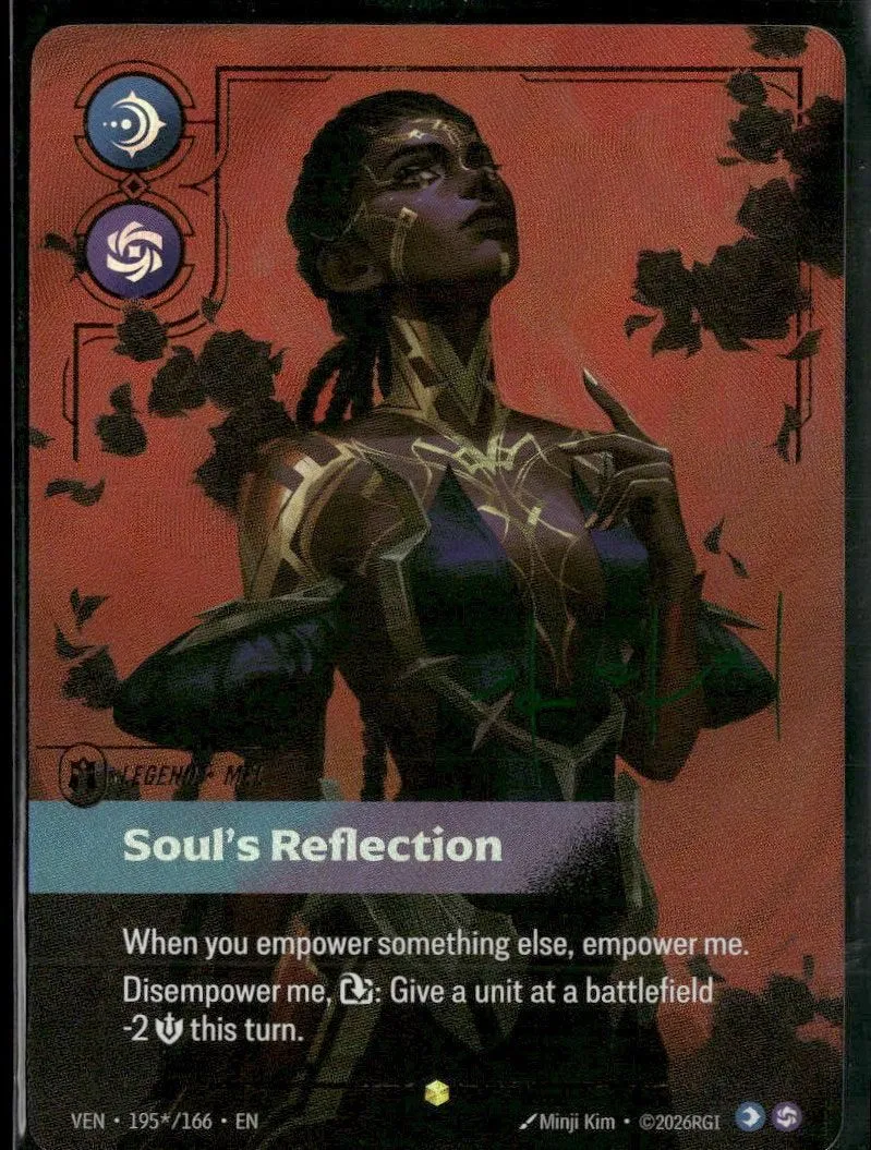 Mel, Soul's Reflection (Signature) #195*/166 Showcase - Riftbound Vendetta