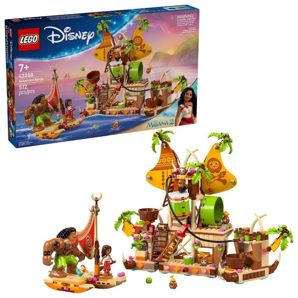 Brand New - LEGO Disney Moana 2 Kakamora Barge Kids Toy 43258