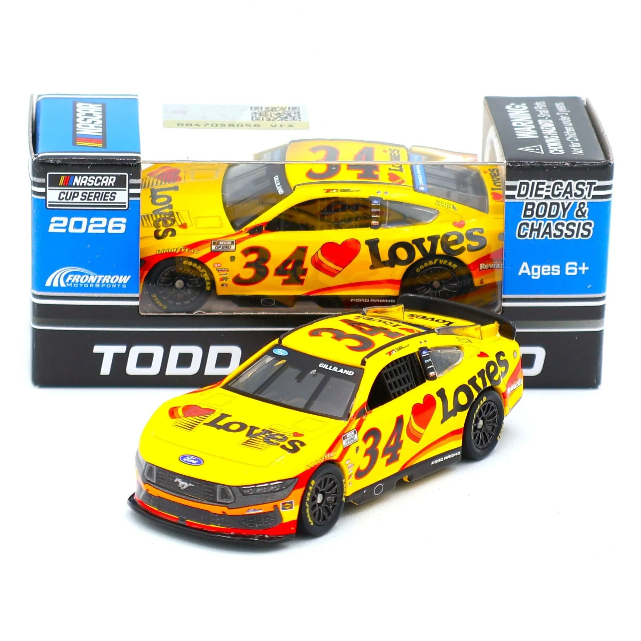Todd Gilliland 2026 Love's 1:64 Nascar Diecast