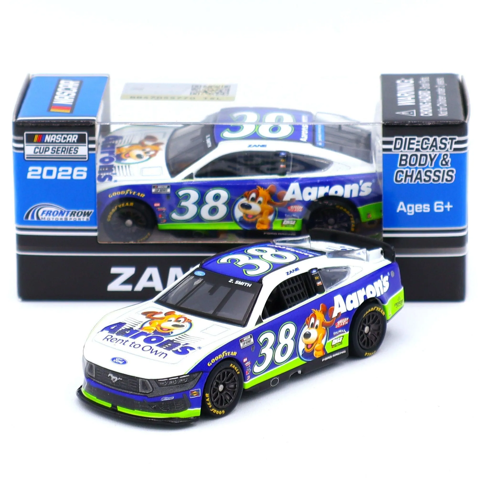 Zane Smith 2026 Aaron's Lucky Dog 1:64 Nascar Diecast