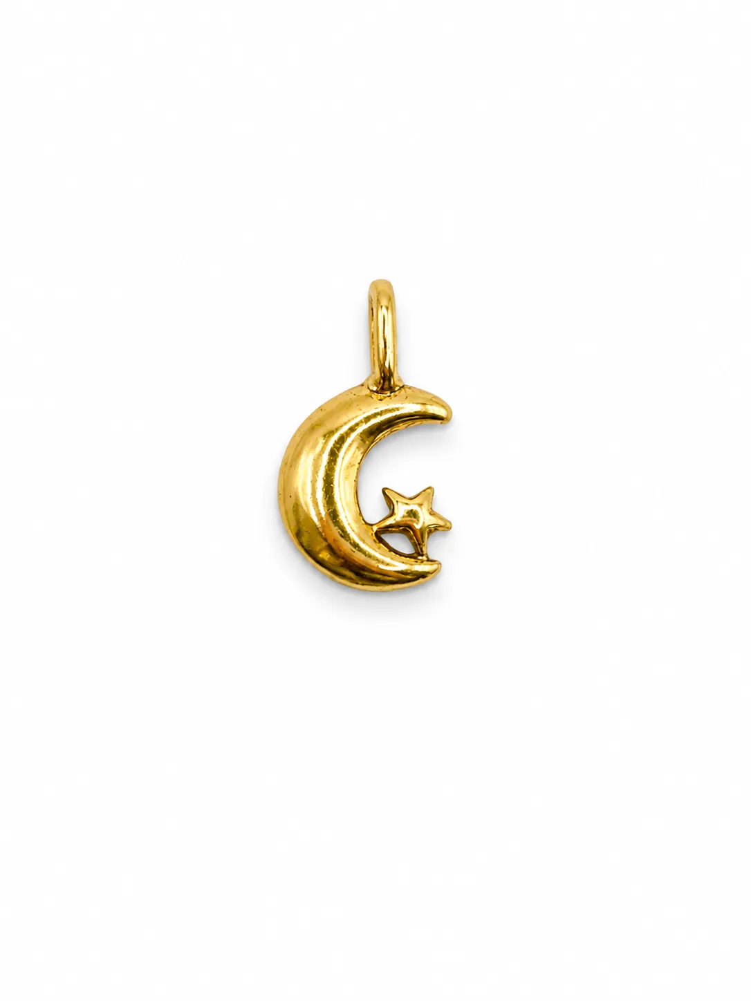 Crescent & Star, Gold, Thread Only