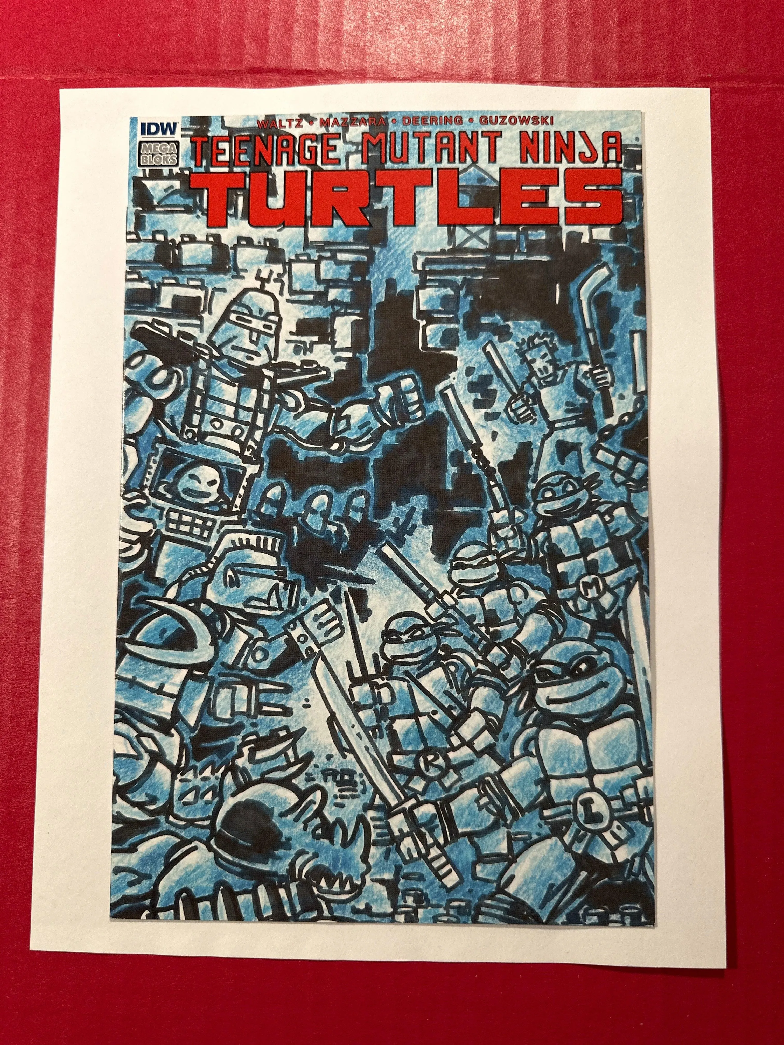 Teenage Mutant Ninja Turtles: Mega Bloks SDCC Exclusive (IDW Publishing 2016)