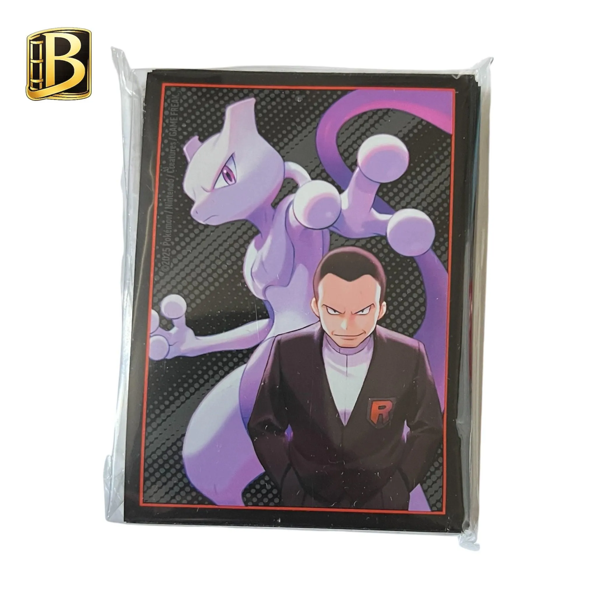 Pokémon TCG Mewtwo & Giovanni Card Sleeves (65 Sleeves) Official Elite Trainer Box Accessories