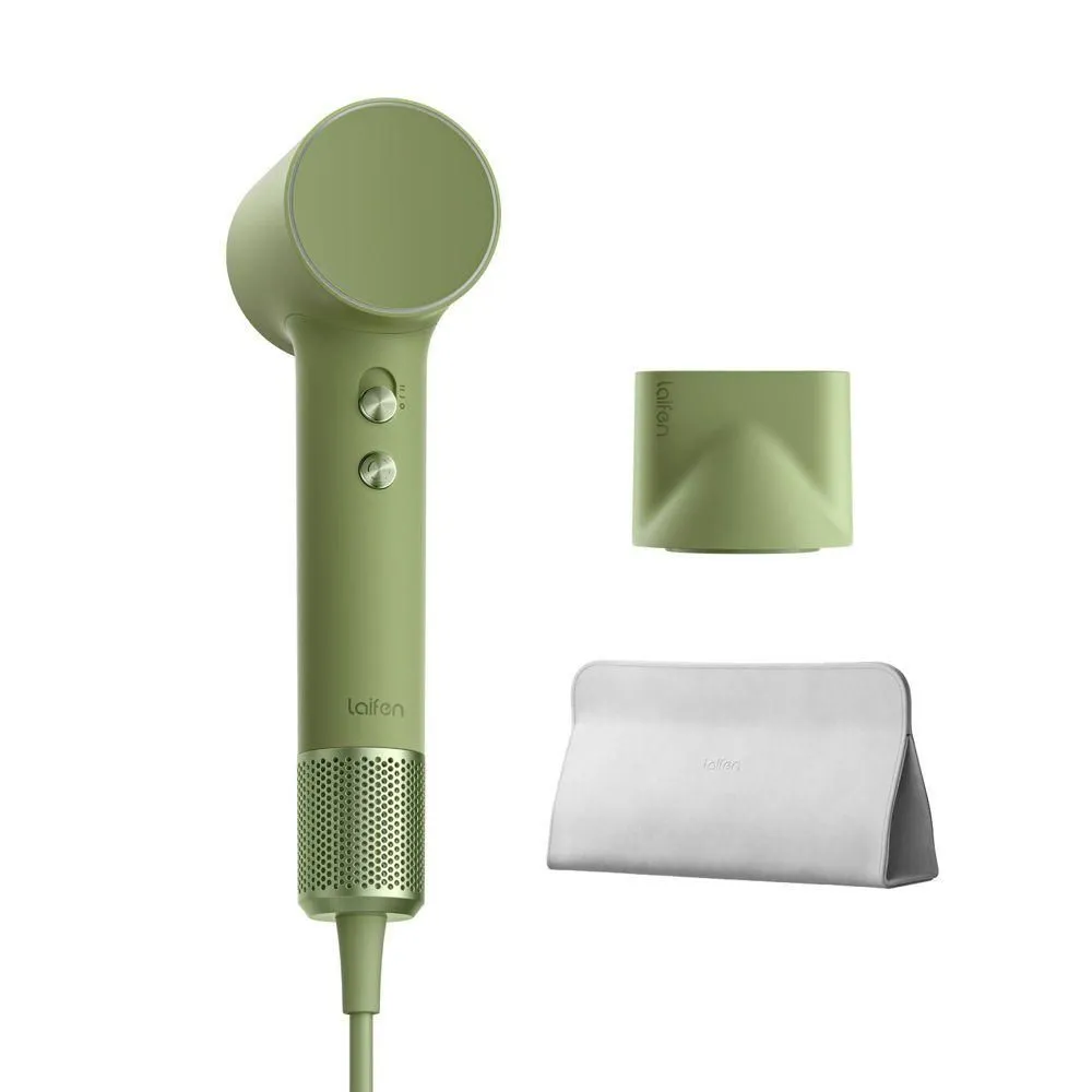 Brand New - Laifen Mini Hair Dryer and Bag - Green