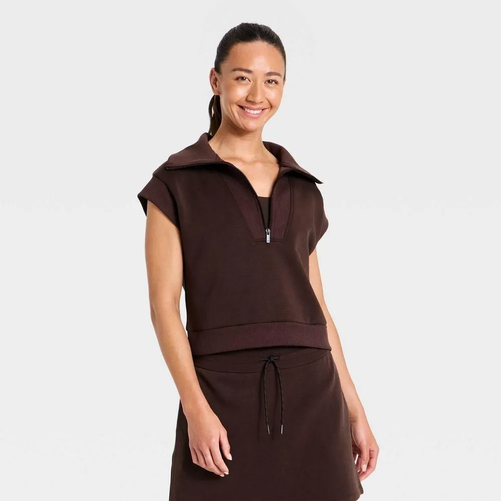 New without Tags - Size: XS - Women's Airy Sleek Ribbed Trim Tank Top - All In Motion Dark