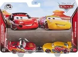 Disney Pixar Cars 2026-20 Year Anniversary Card 2 pack Headset Crew Chief Lightning McQueen & Rusteze Cruz Ramirez Diecast Model Cars