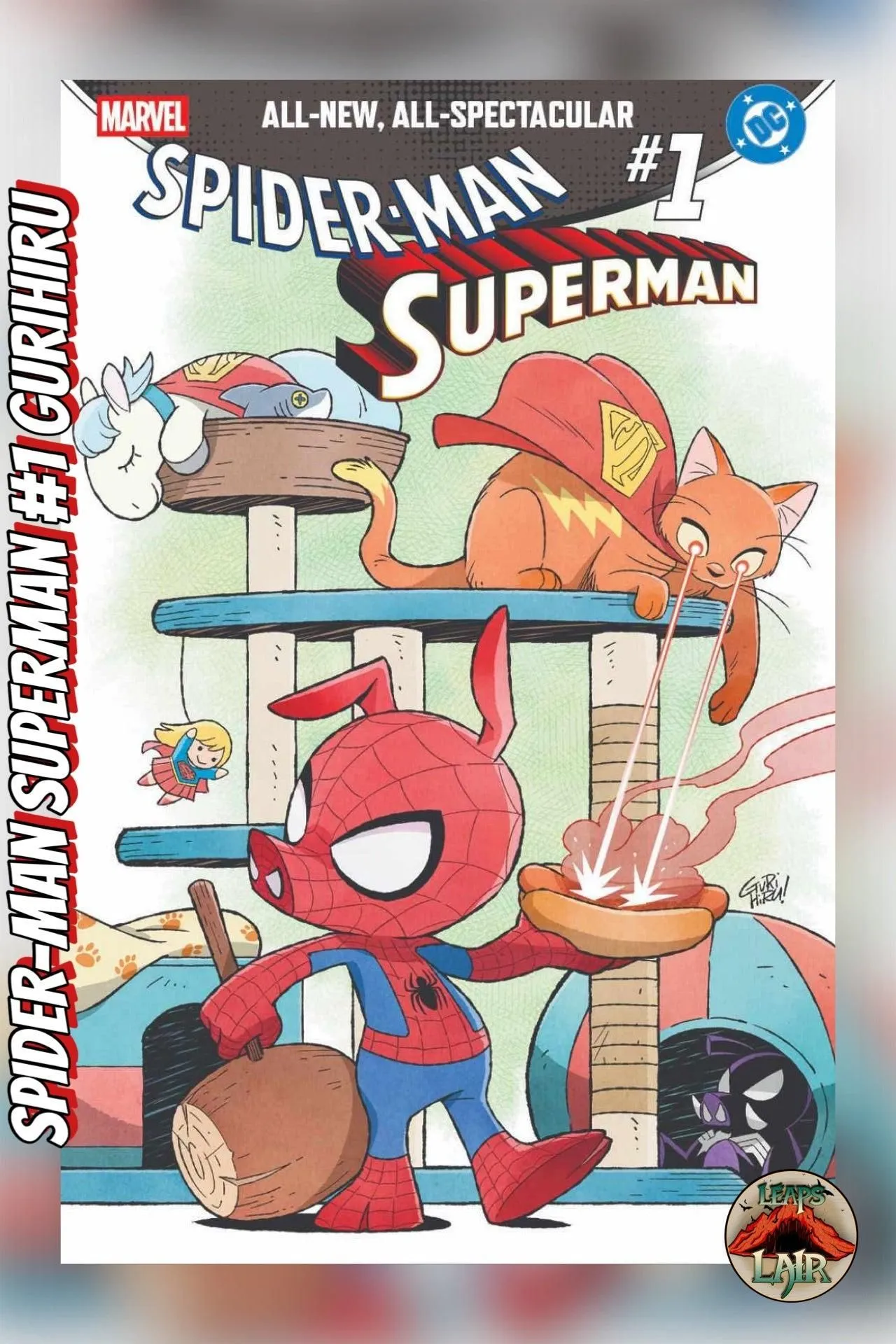 Spider-Man Superman #1 Gurihiru Exclusive Cover Series — Trade / Virgin