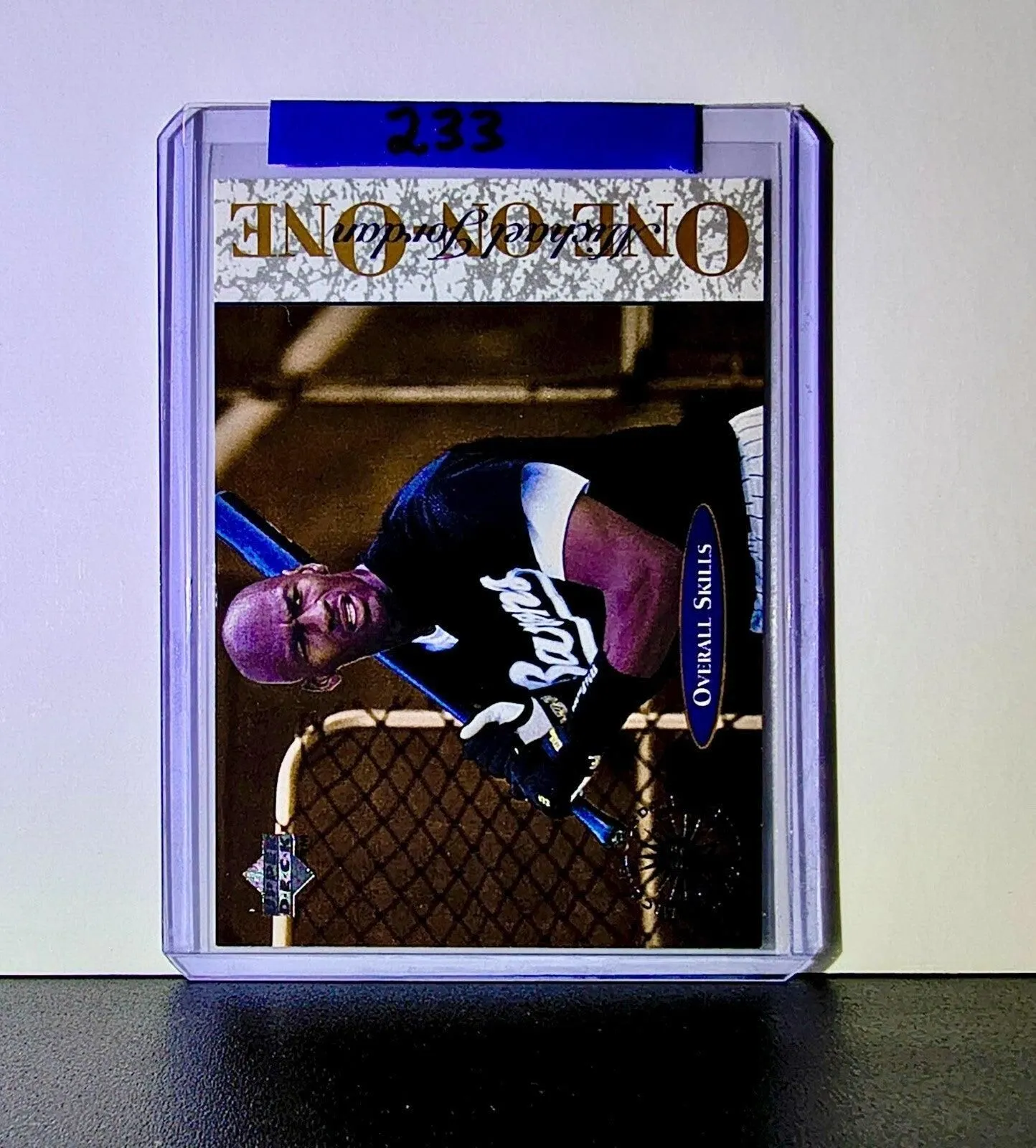 Michael Jordan 1995 Upper Deck Minors One on One #5 Basketball Card Bulls