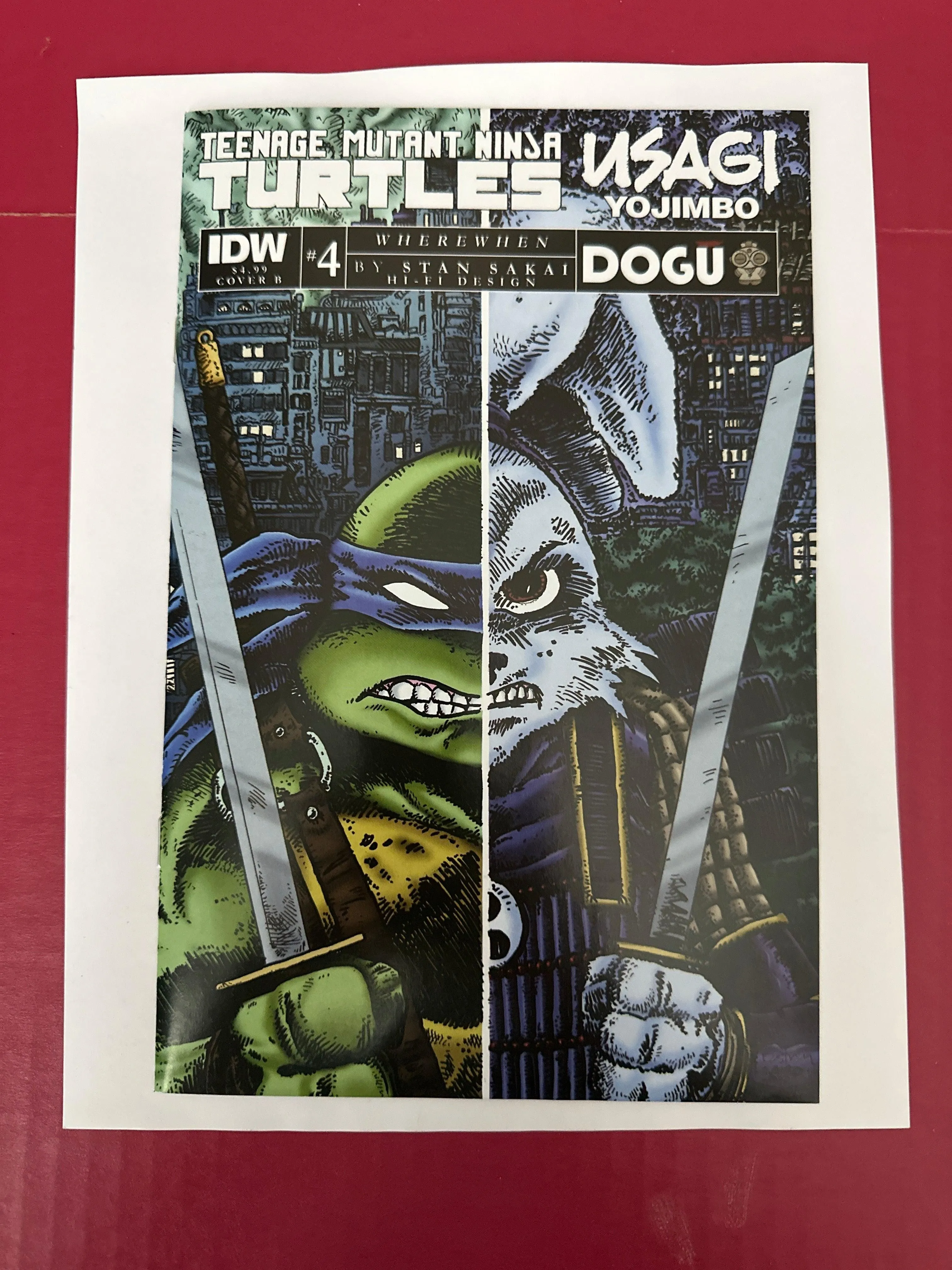 Teenage Mutant Ninja Turtles / Usagi Yojimbo WhereWhen #4 (IDW Publishing 2023)